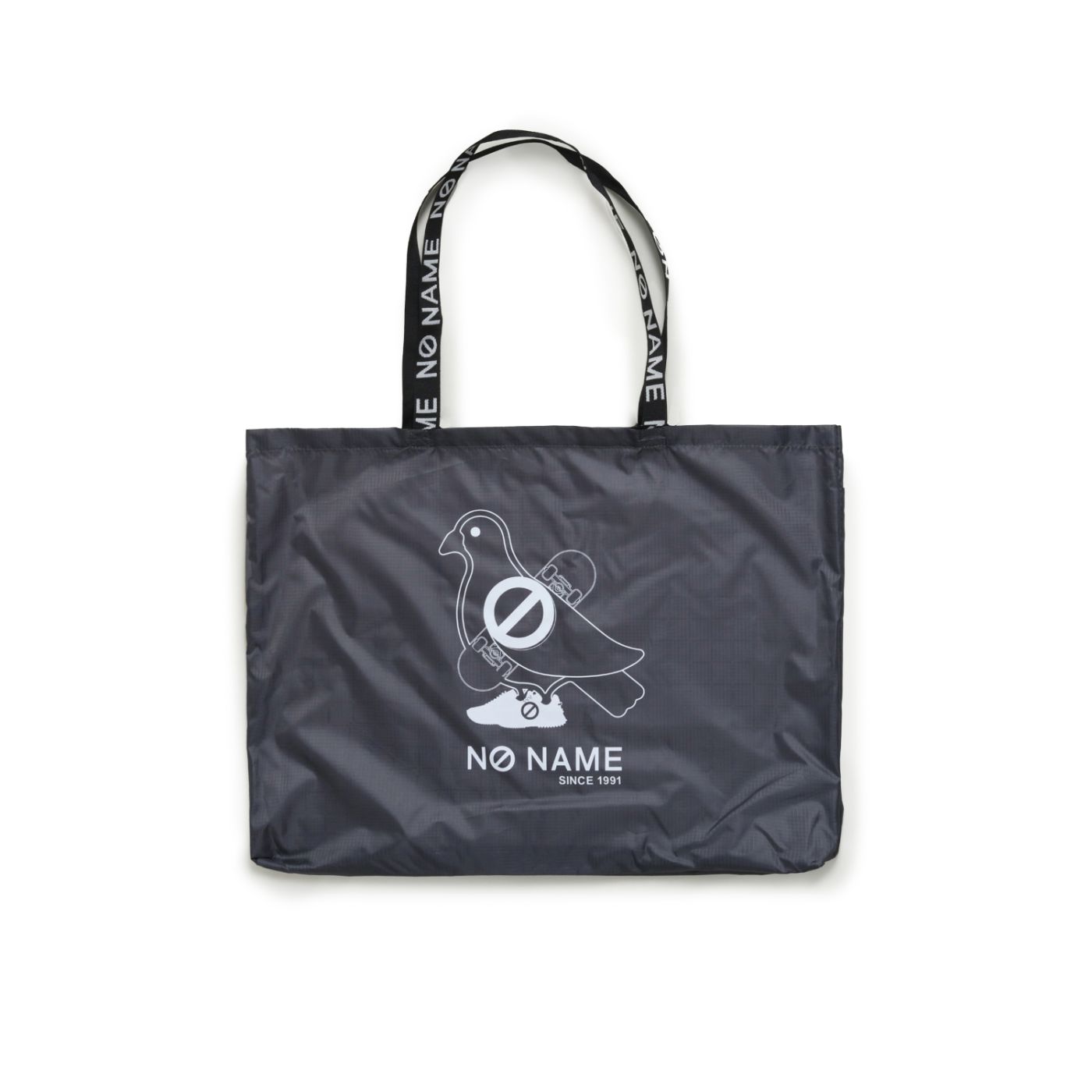 TOTE BAG - NYLON - GREY LOGO PARIS